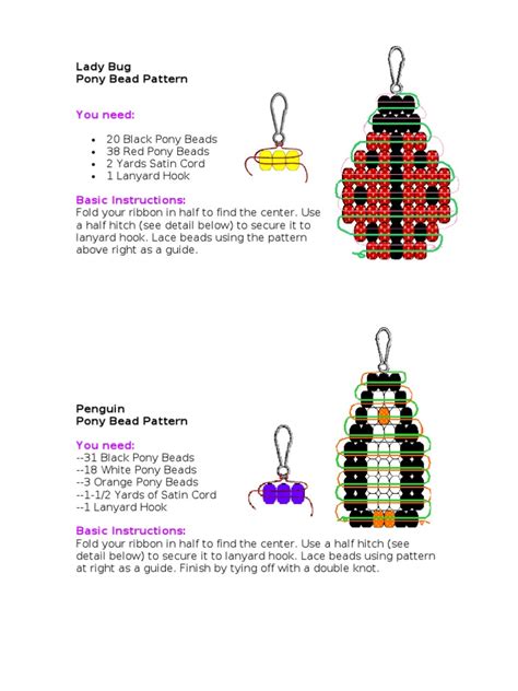 Pony bead patterns pdf - These pieces will come in convenient packages with enough to make 4 Beaded Banners™ each. The rods are available in two different sizes depending on the size of the banner that you are making. 11″ rods with end caps. Traditional Style – 9¾” x 14¾”. Square Style – 9¼” x 9¾”. 7.25″ rods with end caps.